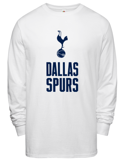 Stacked Dallas Spurs Men's Long-Sleeve T-Shirt | Swagsta