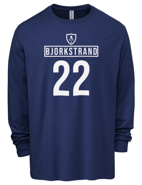 Away Jersey Oliver Bjorkstrand Men's Premium Blend Long Sleeve-T-Shirt | Swagsta
