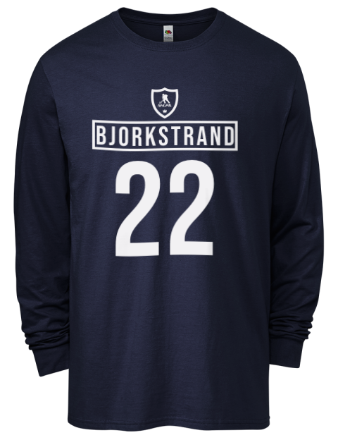 Away Jersey Oliver Bjorkstrand Men's Long-Sleeve T-Shirt | Swagsta