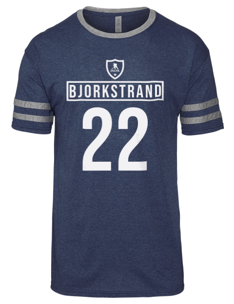 Away Jersey Oliver Bjorkstrand Men's Tri-Blend T-Shirt | Swagsta