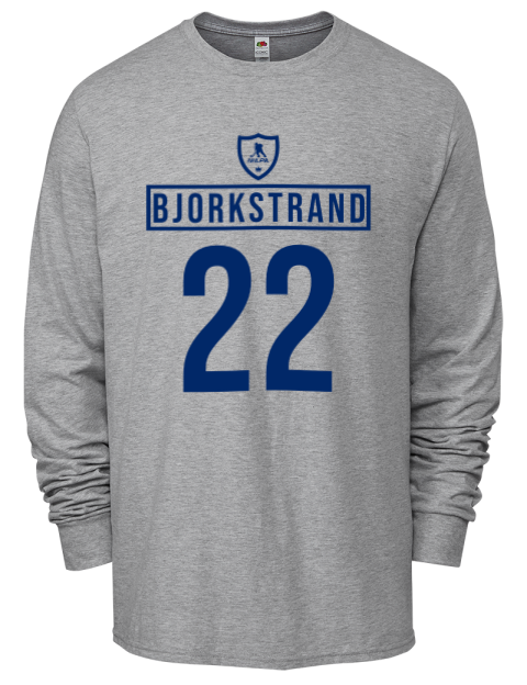 Home Jersey Oliver Bjorkstrand Men's Long-Sleeve T-Shirt | Swagsta