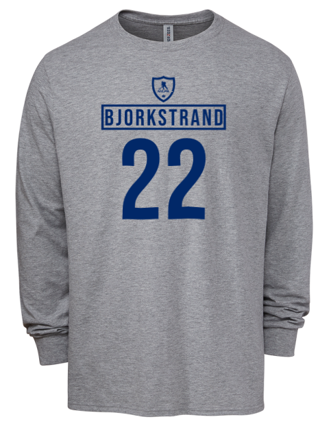 Home Jersey Oliver Bjorkstrand Men's Premium Blend Long Sleeve-T-Shirt | Swagsta