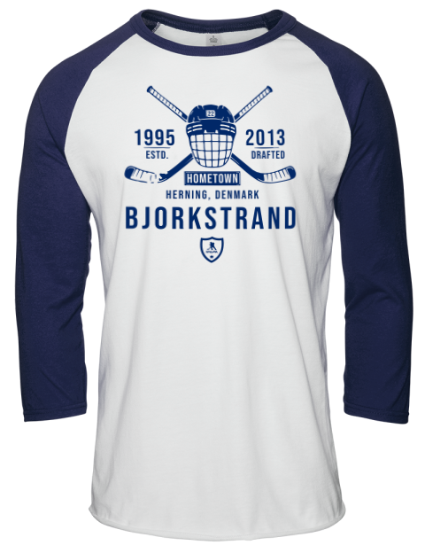 Classic Heritage Oliver Bjorkstrand Unisex Premium Three-Quarter Raglan T-Shirt | Swagsta