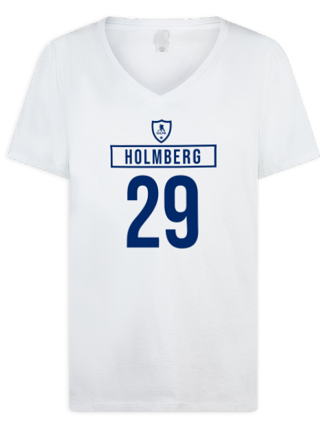 Home Jersey Pontus Holmberg Premium Ladies V-Neck T-Shirt | Swagsta