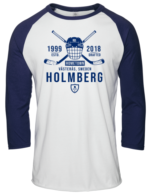 Classic Heritage Pontus Holmberg Unisex Premium Three-Quarter Raglan T-Shirt | Swagsta