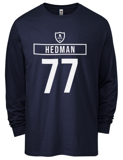 Away Jersey Victor Hedman Men's Long-Sleeve T-Shirt | Swagsta