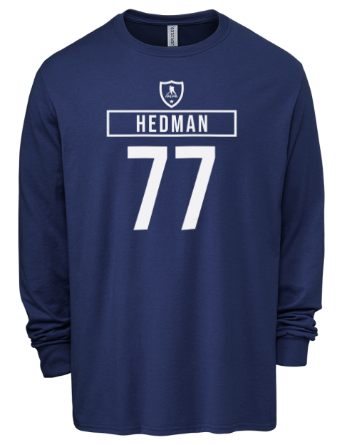 Away Jersey Victor Hedman Men's Premium Blend Long Sleeve-T-Shirt | Swagsta