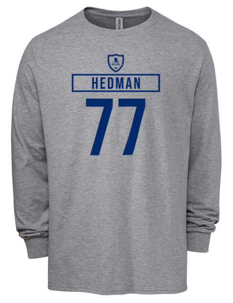 Home Jersey Victor Hedman Men's Premium Blend Long Sleeve-T-Shirt | Swagsta