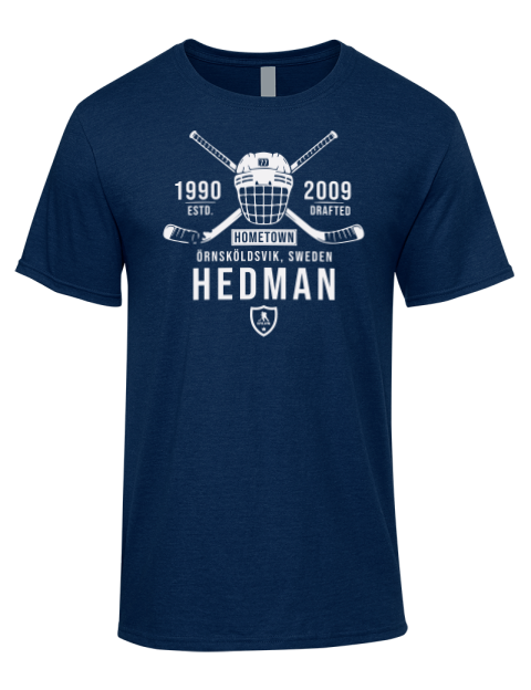 Heritage Victor Hedman Premium Ring-Spun Cotton Unisex T-Shirt | Swagsta