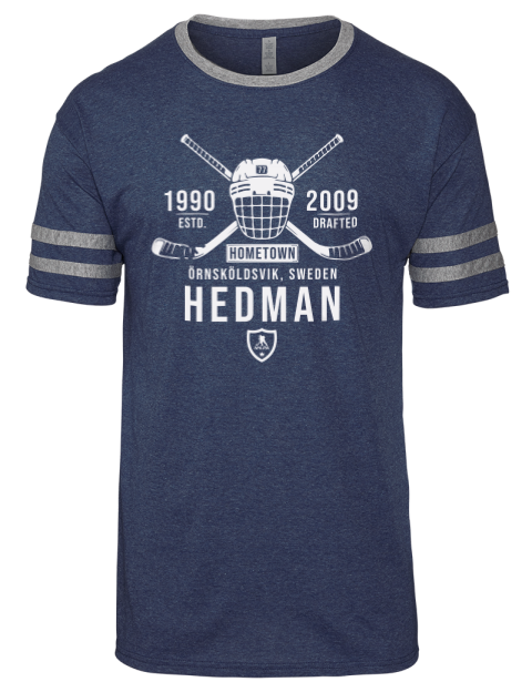 Heritage Victor Hedman Men's Tri-Blend T-Shirt | Swagsta