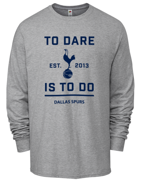 To Dare Dallas Spurs Men's Long-Sleeve T-Shirt | Swagsta
