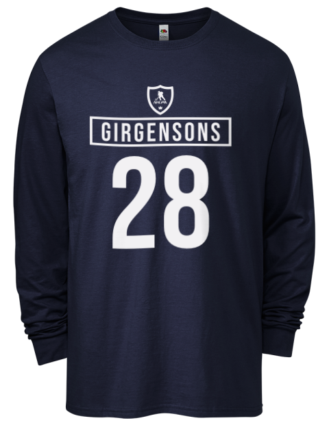Away Jersey Zemgus Girgensons Men's Long-Sleeve T-Shirt | Swagsta