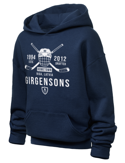 Heritage Zemgus Girgensons Youth Hooded Sweatshirt | Swagsta