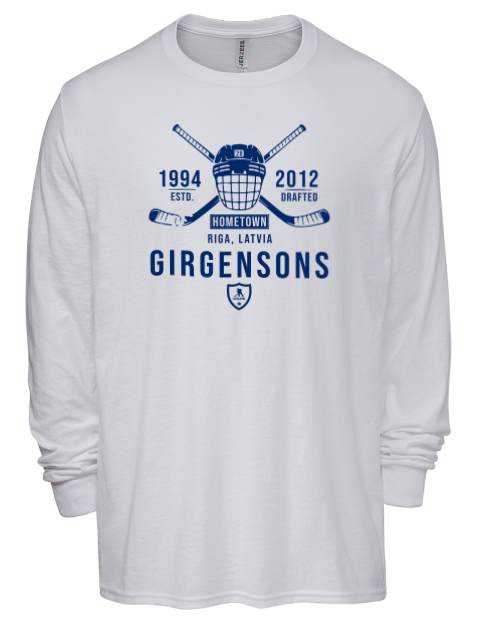 Classic Heritage Zemgus Girgensons Men's Premium Blend Long Sleeve-T-Shirt | Swagsta