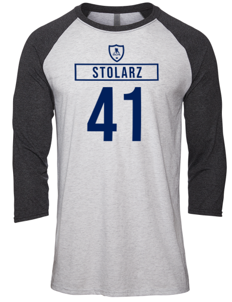 Home Jersey Anthony Stolarz Unisex Premium Three-Quarter Raglan T-Shirt | Swagsta