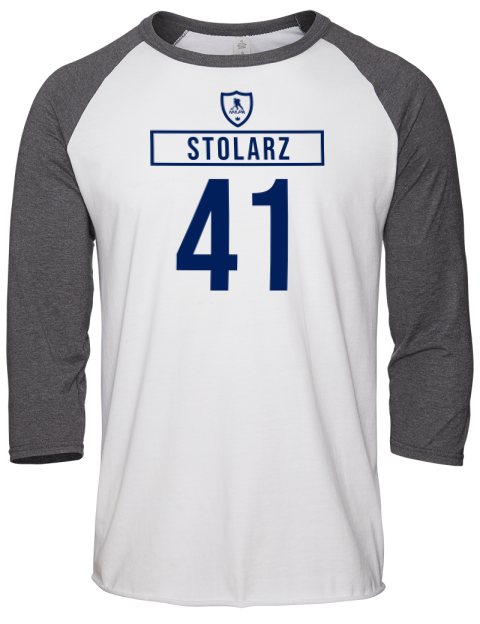 Home Jersey Anthony Stolarz Unisex Premium Three-Quarter Raglan T-Shirt | Swagsta