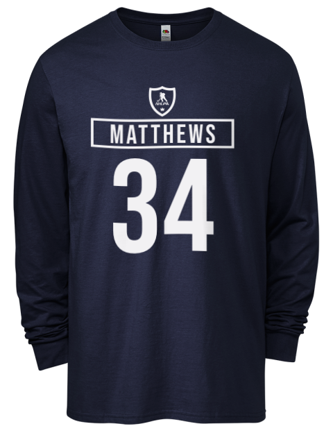 Away Jersey Auston Matthews Men's Long-Sleeve T-Shirt | Swagsta