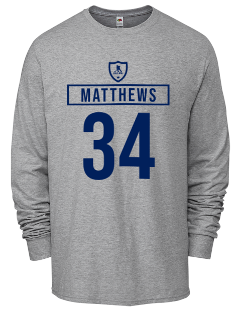 Home Jersey Auston Matthews Men's Long-Sleeve T-Shirt | Swagsta