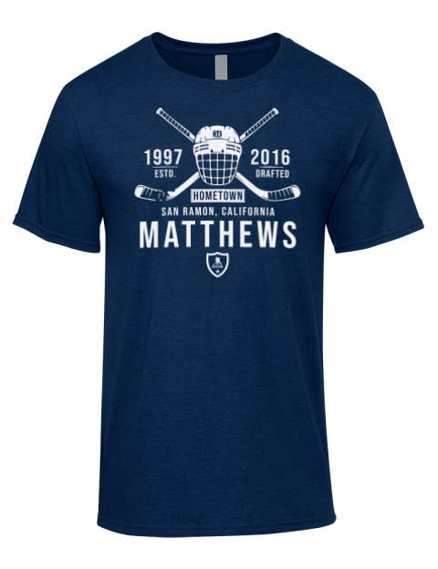 Heritage Auston Matthews Premium Ring-Spun Cotton Unisex T-Shirt | Swagsta