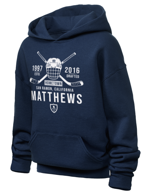 Heritage Auston Matthews Youth Hooded Sweatshirt | Swagsta