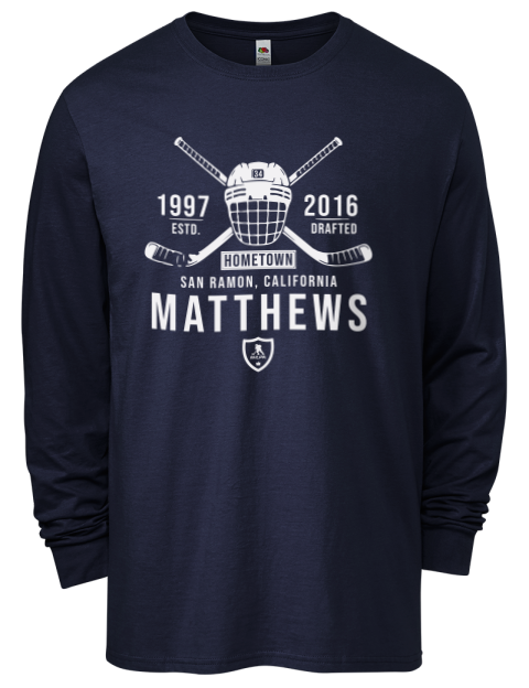 Heritage Auston Matthews Men's Long-Sleeve T-Shirt | Swagsta
