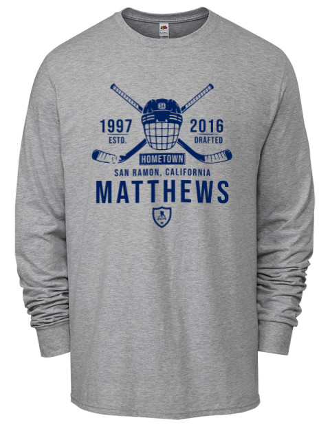 Classic Heritage Auston Matthews Men's Long-Sleeve T-Shirt | Swagsta