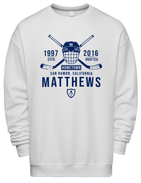 Classic Heritage Auston Matthews Premium Unisex Crewneck Sweatshirt | Swagsta