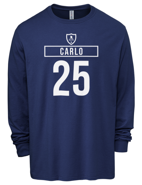 Away Jersey Brandon Carlo Men's Premium Blend Long Sleeve-T-Shirt | Swagsta
