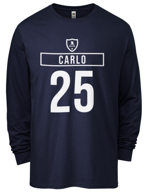 Away Jersey Brandon Carlo Men's Long-Sleeve T-Shirt | Swagsta