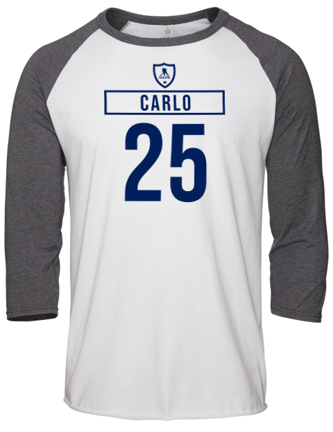 Home Jersey Brandon Carlo Unisex Premium Three-Quarter Raglan T-Shirt | Swagsta