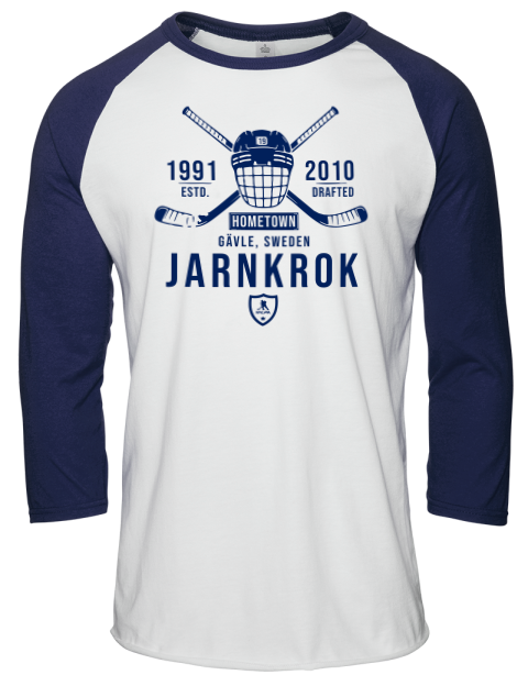 Classic Heritage Calle Jarnkrok Unisex Premium Three-Quarter Raglan T-Shirt | Swagsta