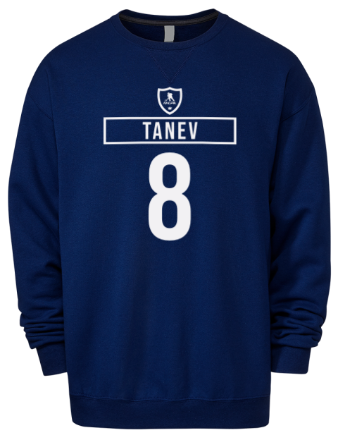 Away Jersey Christopher Tanev Premium Unisex Crewneck Sweatshirt | Swagsta