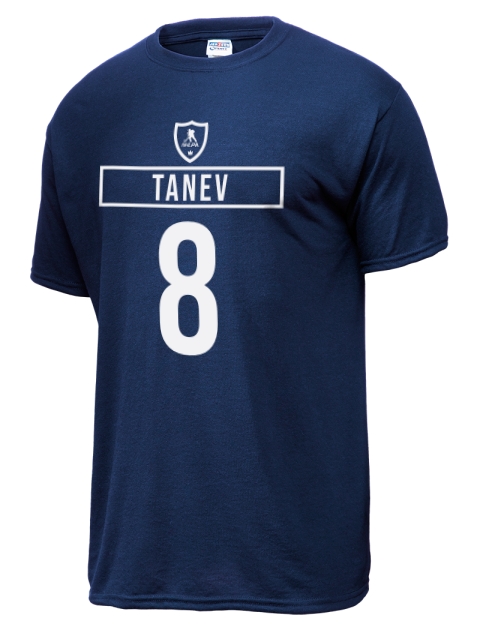 Away Jersey Christopher Tanev Dri-Power Unisex T-Shirt | Swagsta