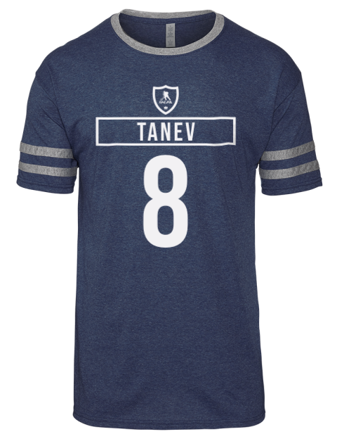 Away Jersey Christopher Tanev Men's Tri-Blend T-Shirt | Swagsta