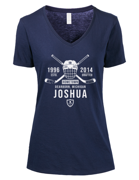 Heritage Dakota Joshua Premium Ladies V-Neck T-Shirt | Swagsta