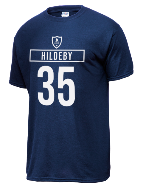 Away Jersey Dennis Hildeby Dri-Power Unisex T-Shirt | Swagsta