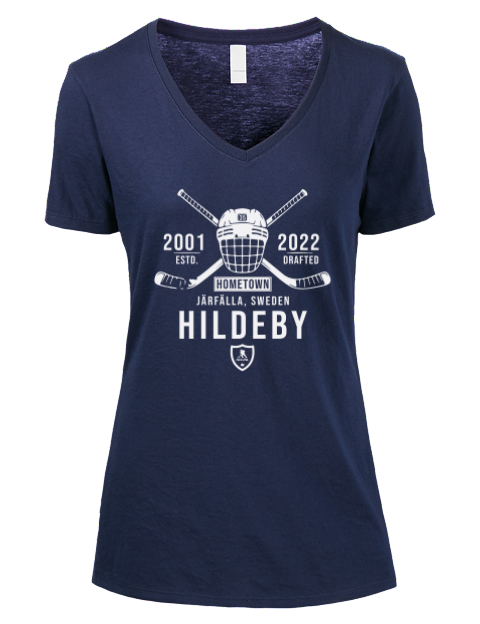 Heritage Dennis Hildeby Premium Ladies V-Neck T-Shirt | Swagsta