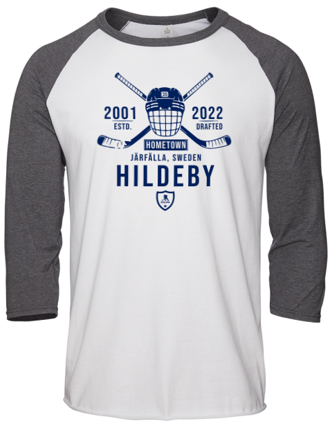 Classic Heritage Dennis Hildeby Unisex Premium Three-Quarter Raglan T-Shirt | Swagsta