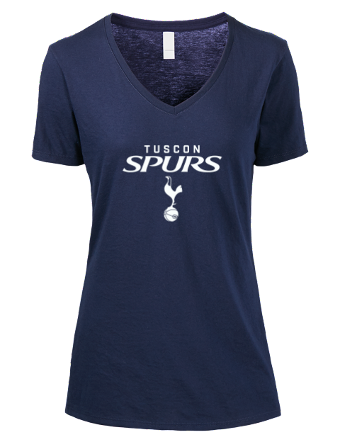 Tuscon Spurs Premium Ladies V-Neck T-Shirt