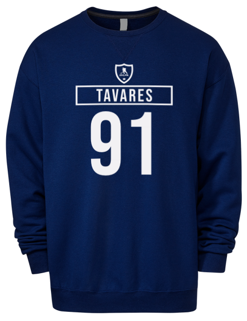 Away Jersey John Tavares Premium Unisex Crewneck Sweatshirt | Swagsta
