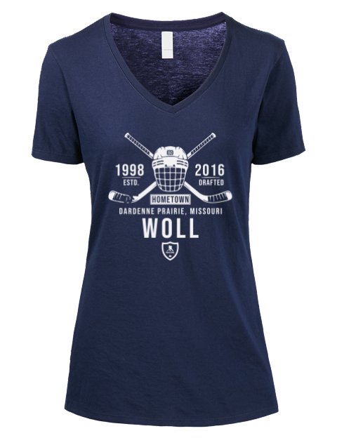 Heritage Joseph Woll Premium Ladies V-Neck T-Shirt | Swagsta