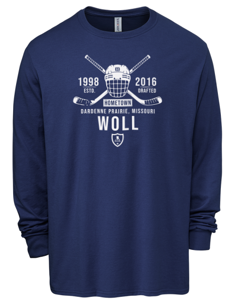 Heritage Joseph Woll Men's Premium Blend Long Sleeve-T-Shirt | Swagsta