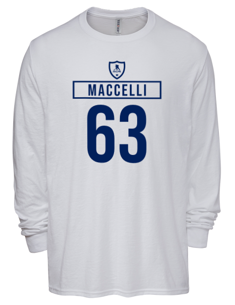 Home Jersey Matias Maccelli Men's Premium Blend Long Sleeve-T-Shirt | Swagsta