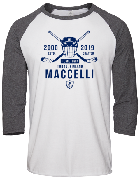 Classic Heritage Matias Maccelli Unisex Premium Three-Quarter Raglan T-Shirt | Swagsta