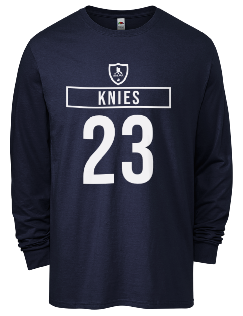 Away Jersey Matthew Knies Men's Long-Sleeve T-Shirt | Swagsta