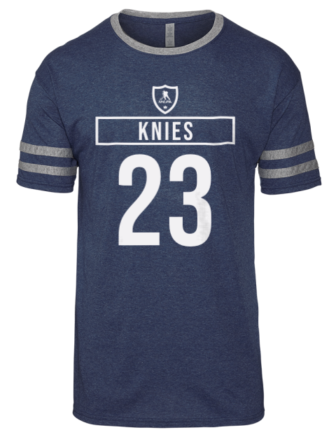 Away Jersey Matthew Knies Men's Tri-Blend T-Shirt | Swagsta