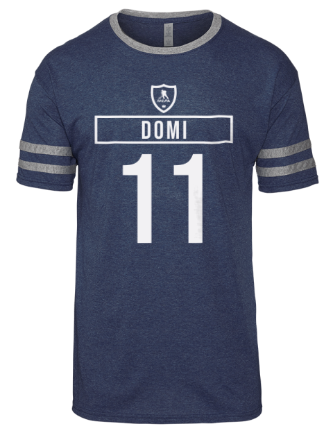 Away Jersey Max Domi Men's Tri-Blend T-Shirt | Swagsta