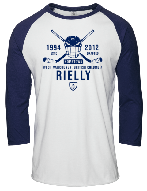 Classic Heritage Morgan Rielly Unisex Premium Three-Quarter Raglan T-Shirt | Swagsta