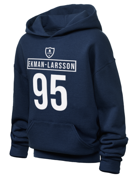 Away Jersey Oliver Ekman Larsson Youth Hooded Sweatshirt | Swagsta