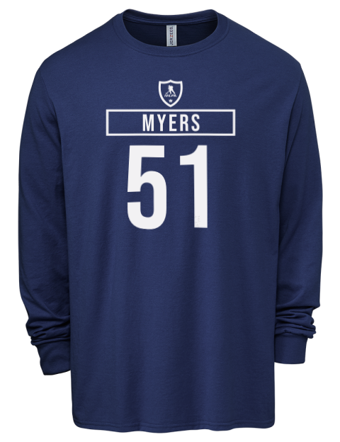 Away Jersey Philippe Myers Men's Premium Blend Long Sleeve-T-Shirt | Swagsta